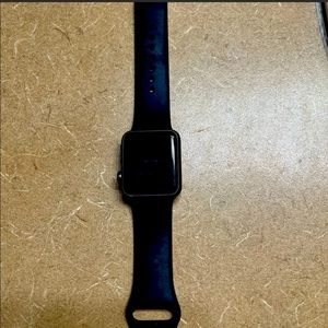 Apple Watch with changeable band and charger